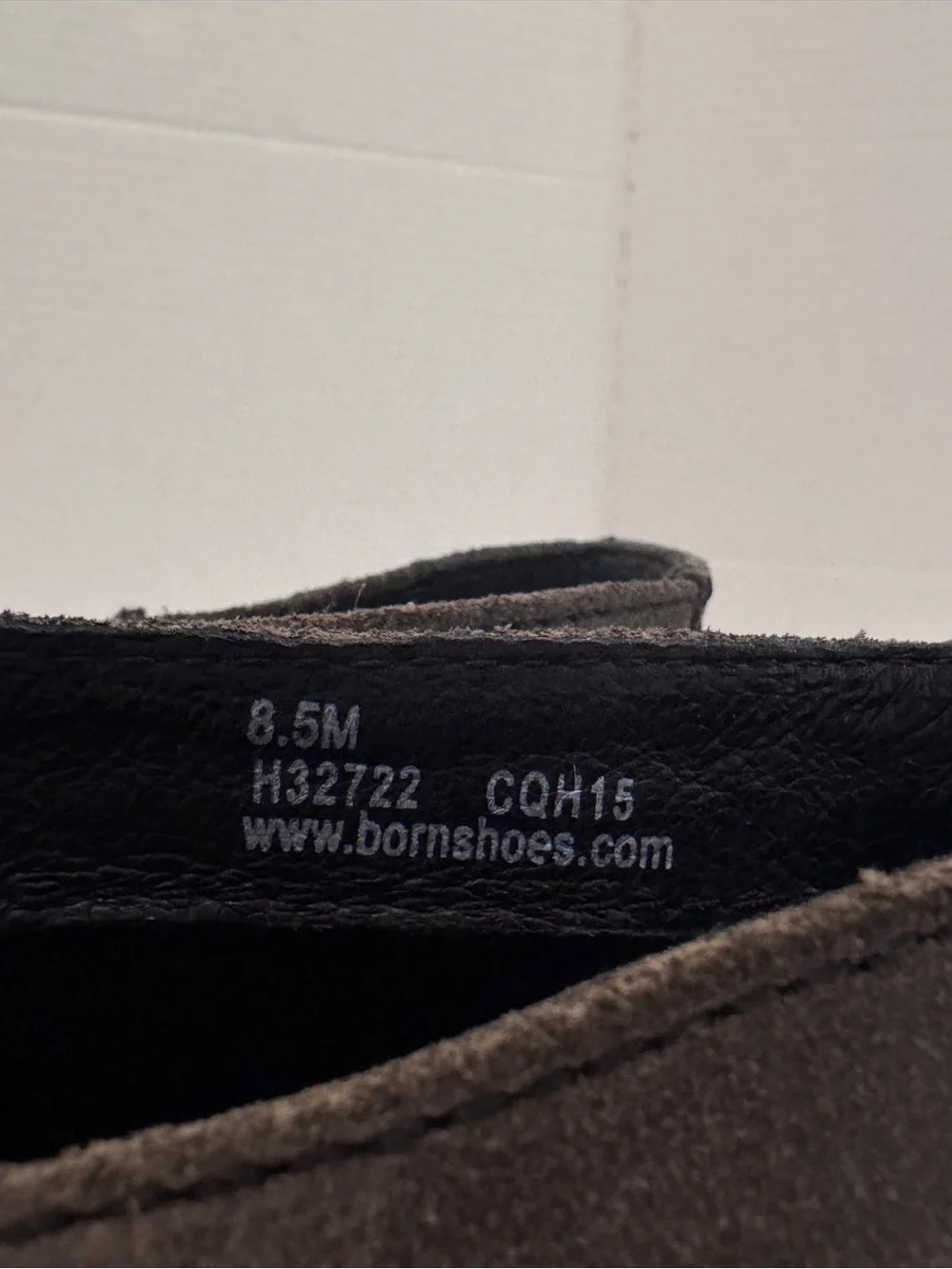 Born Harrison Chukka Shoes Heritage Mens 8.5 M Gray Leather Lace Up Rock Office